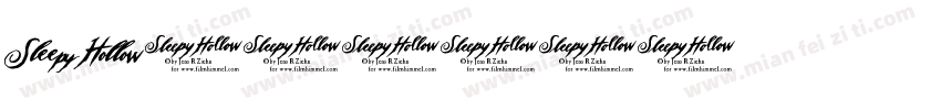 Sleepy Hollow字体转换